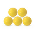 Lot de 5 balles Roberto Sport plastique jaunes
