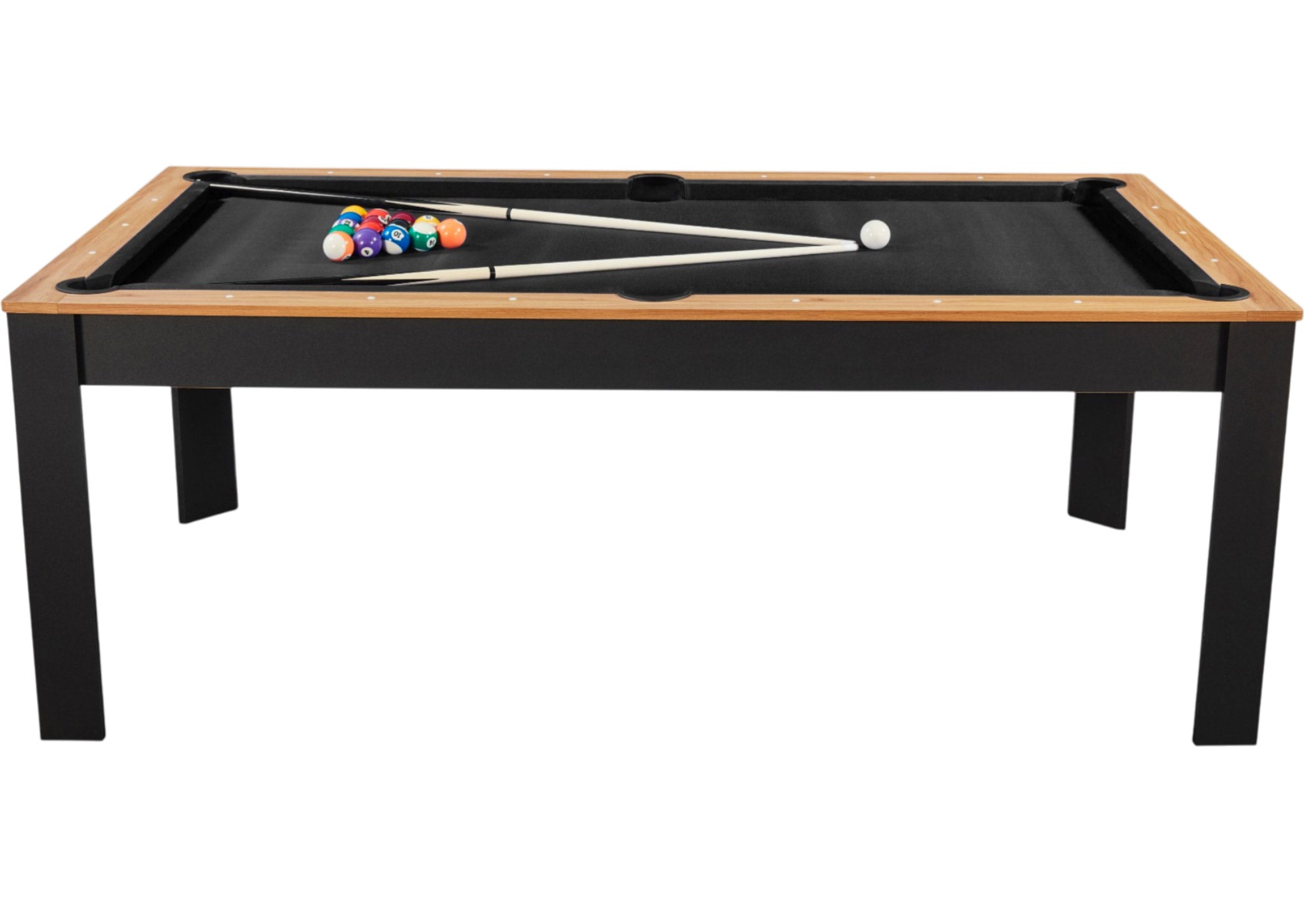 Billard convertible 7FT Prego duo noir et bois
