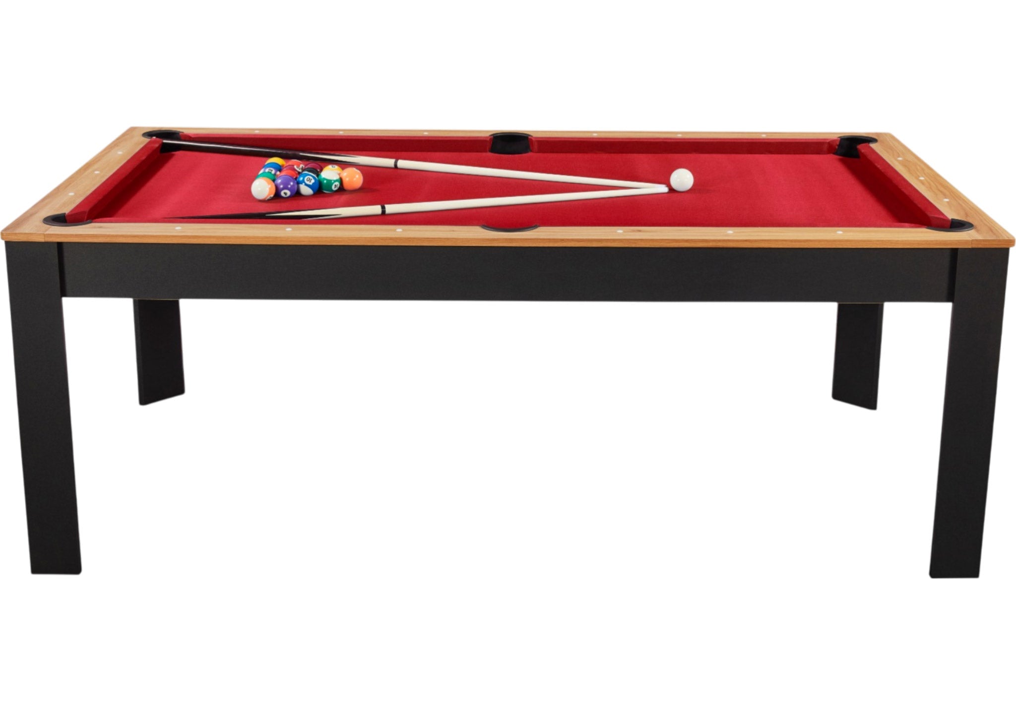 Billard convertible 7FT Prego duo noir et bois
