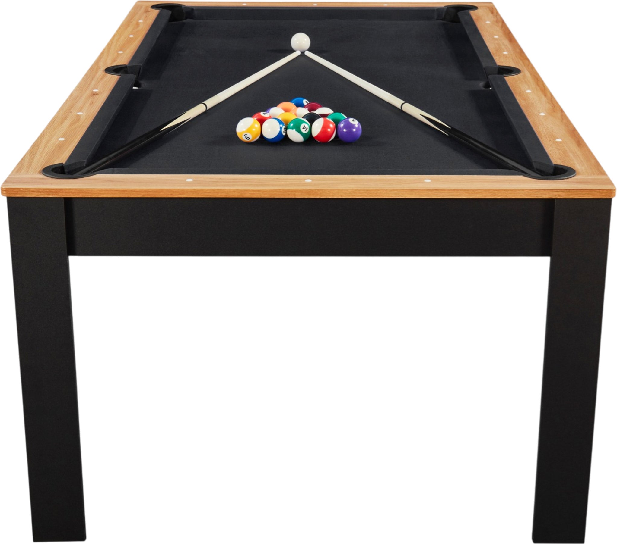 Billard convertible 7FT Prego duo noir et bois