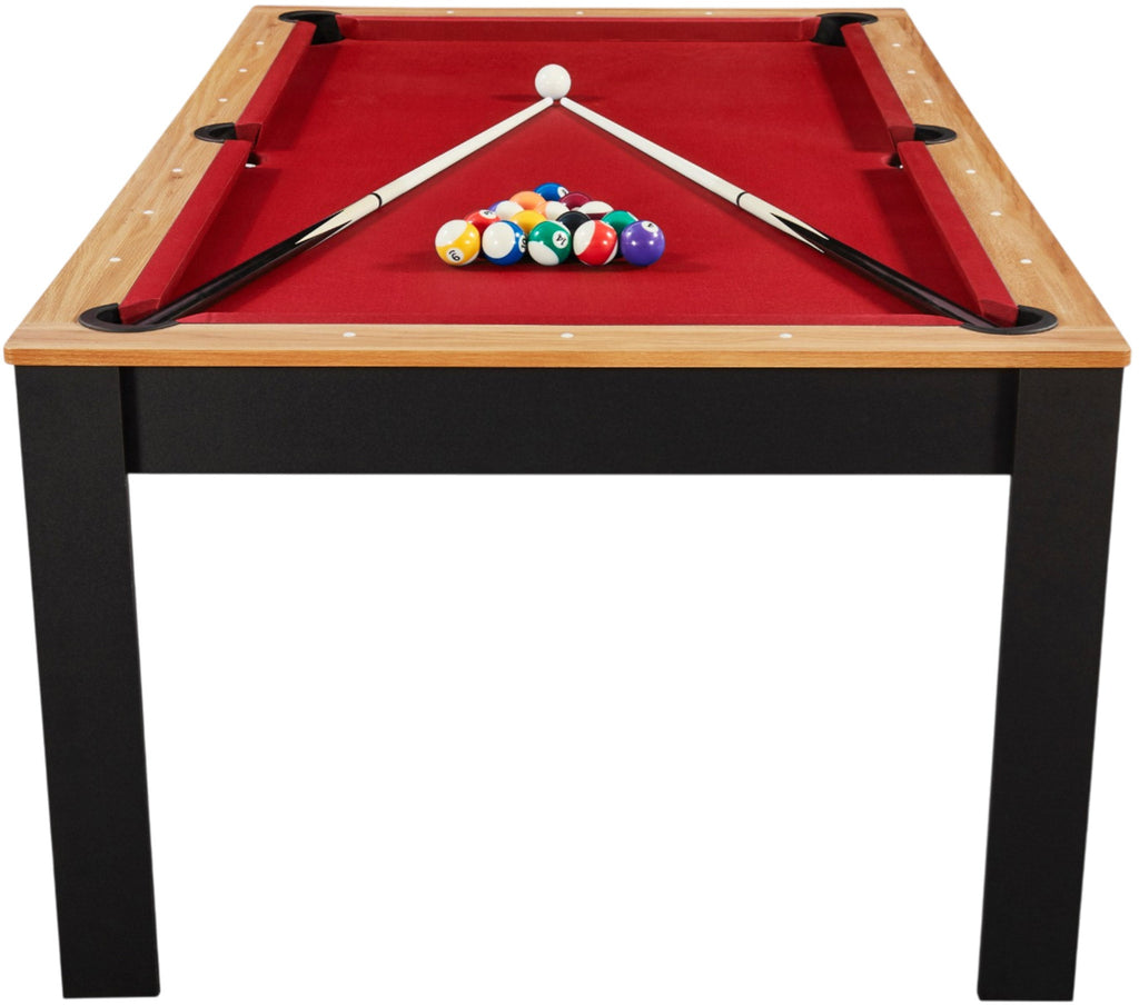 Billard convertible 7FT Prego duo noir et bois