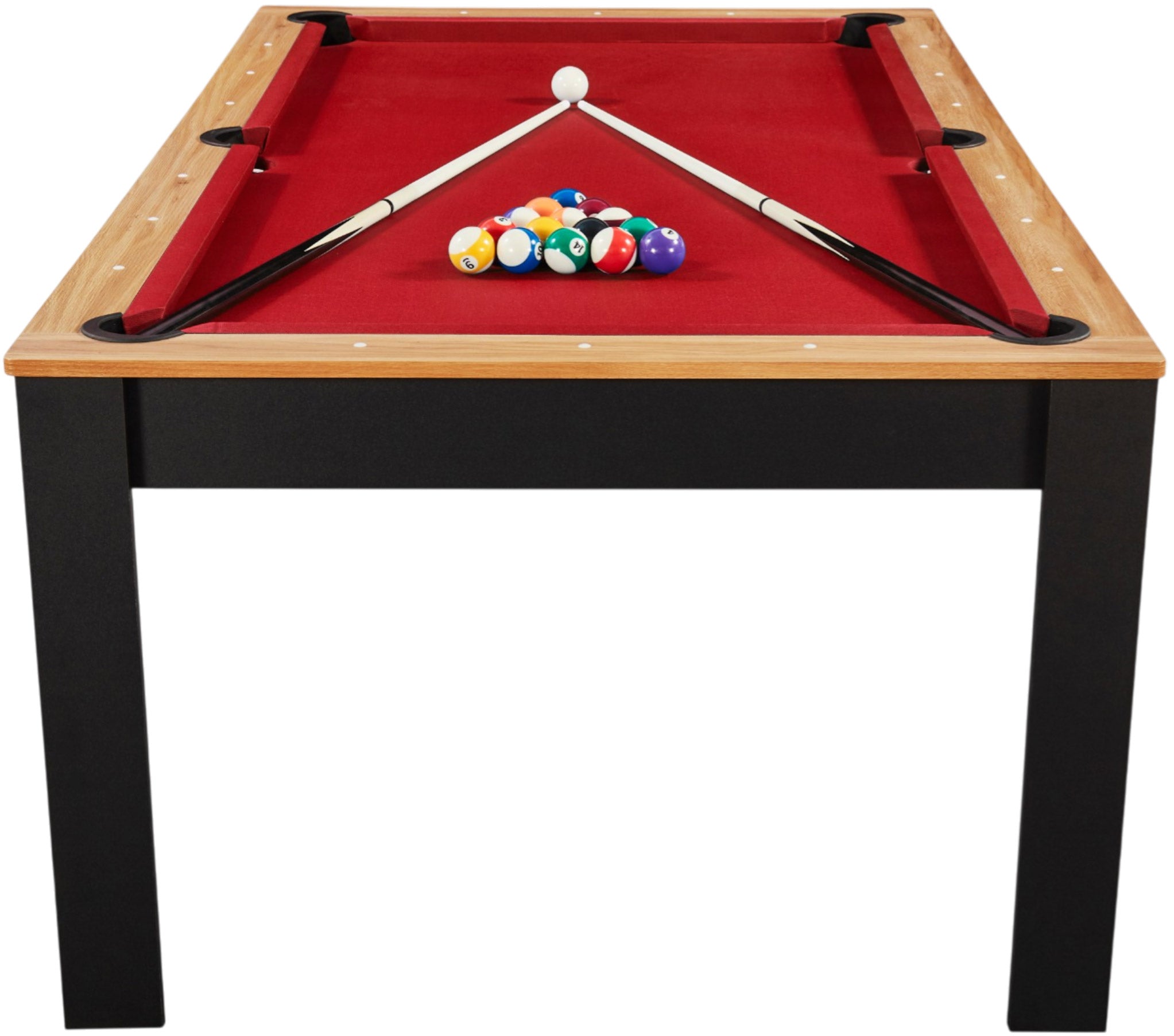 Billard convertible 7FT Prego duo noir et bois