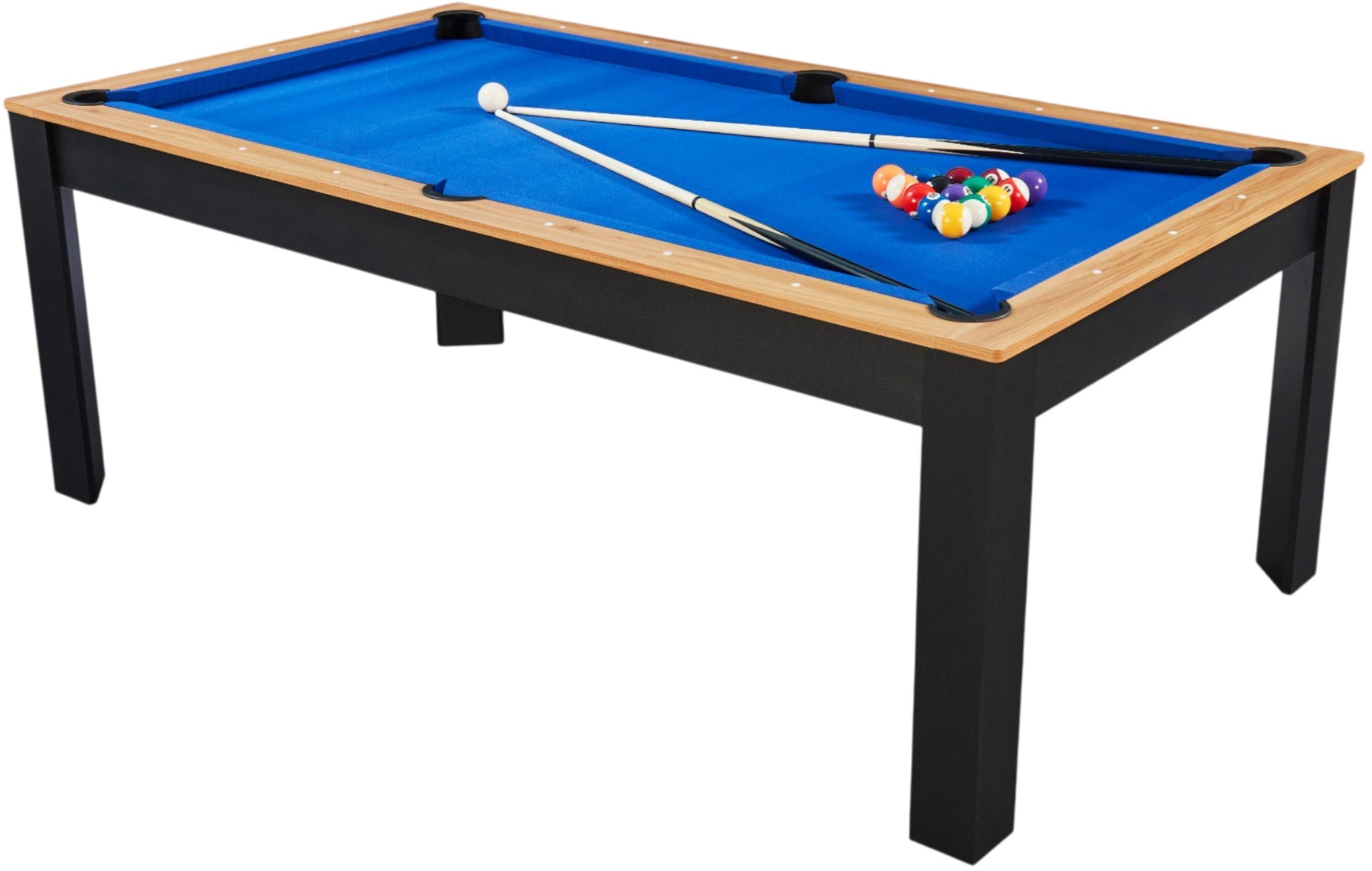 Billard convertible 7FT Prego duo noir et bois
