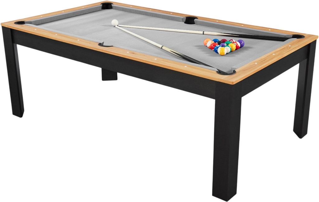 Billard convertible 7FT Prego duo noir et bois