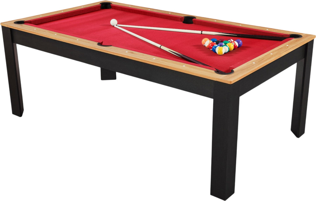 Billard convertible 7FT Prego duo noir et bois