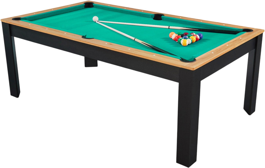 Billard convertible 7FT Prego duo noir et bois