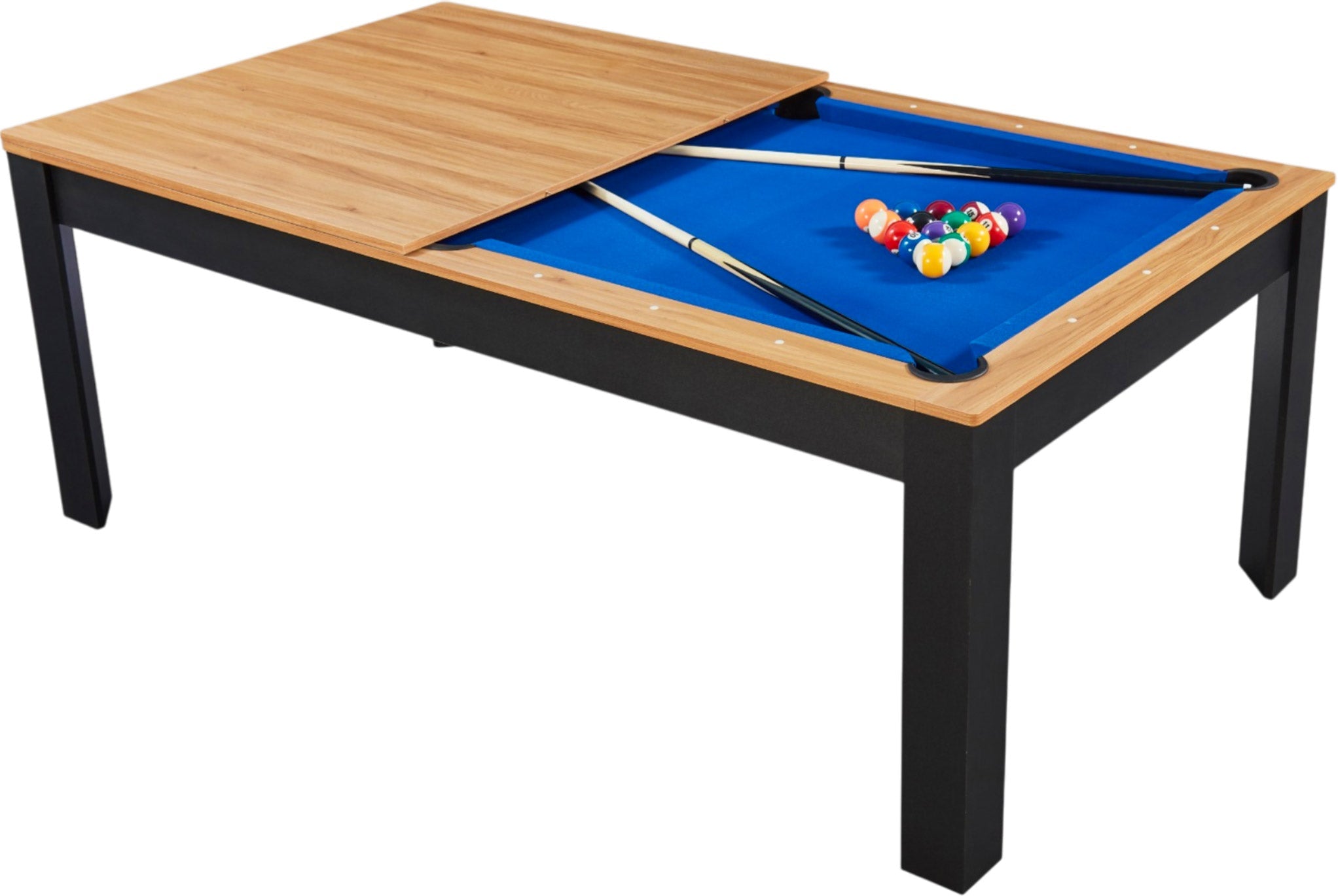 Billard convertible 7FT Prego duo noir et bois