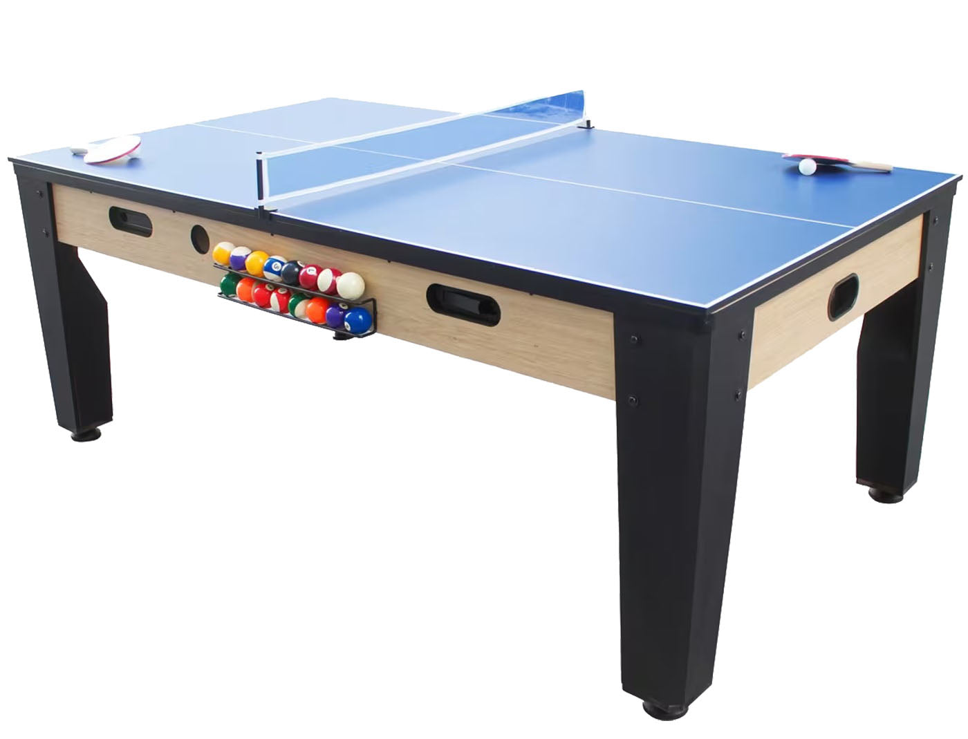 Table multi jeux rotative industrielle 7FT billard - hockey - Ping-pong