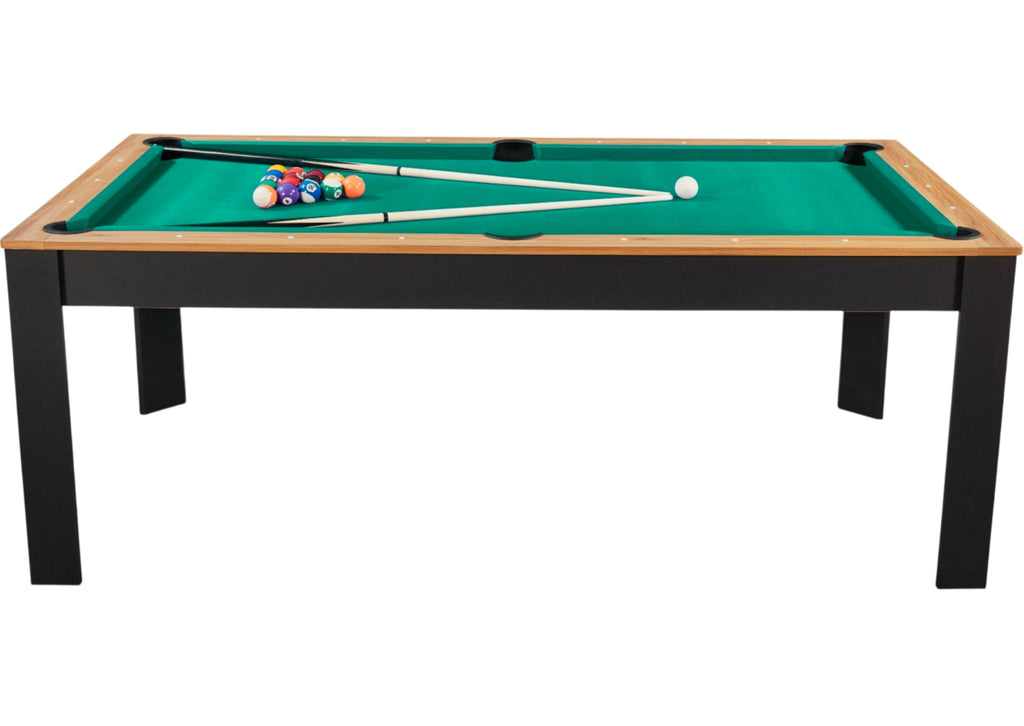 Billard convertible 7FT Prego duo noir et bois