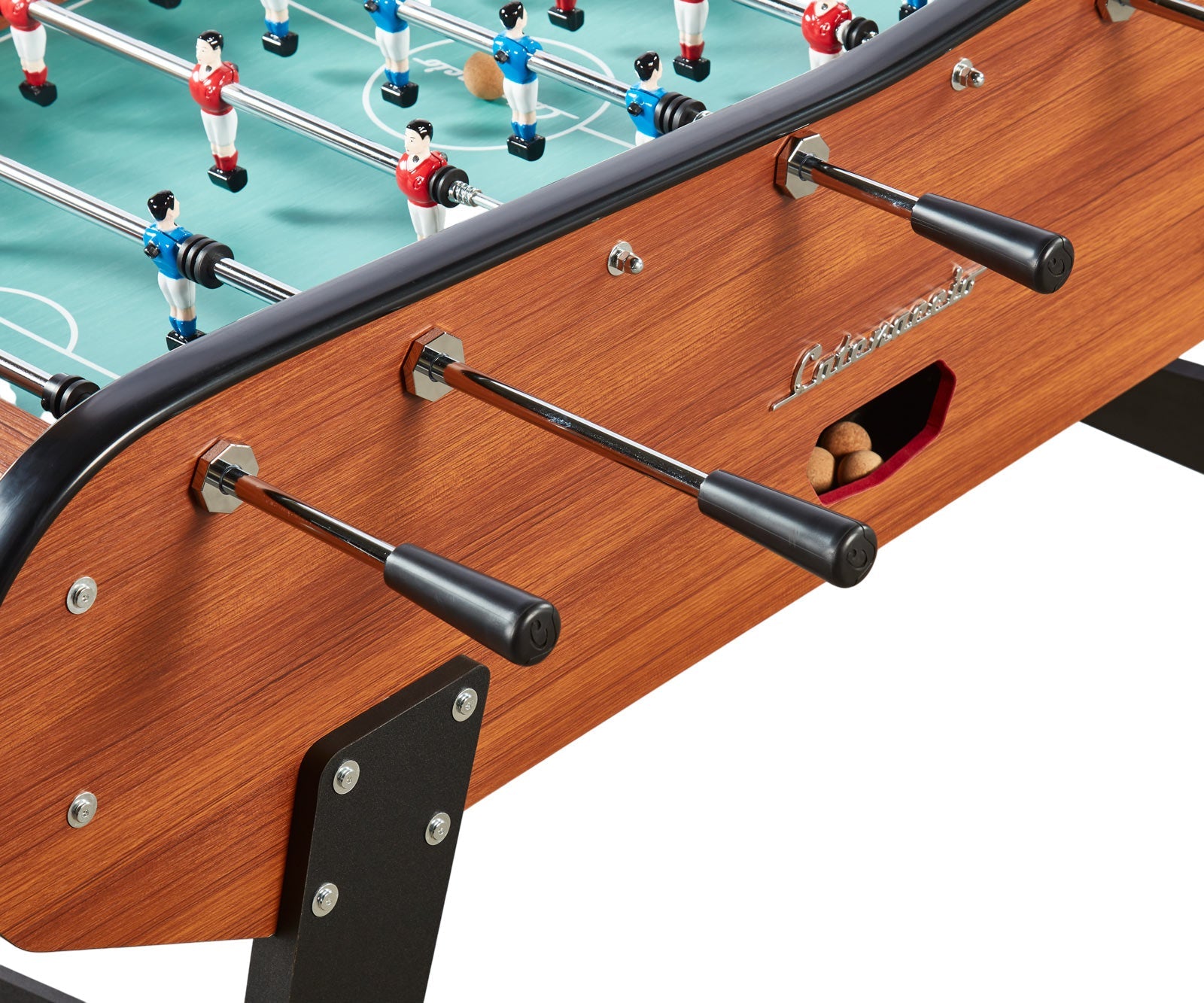 Baby foot de bar en bois foncé