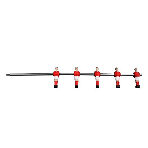 Barre inox Petiot 5 joueurs coulés avec butée rouge