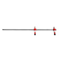 Barre inox Petiot 2 joueurs coulés avec butée rouge