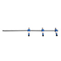 Barre inox Petiot 3 joueurs coulés avec butée bleu