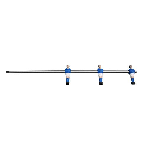 Barre inox Petiot 3 joueurs coulés avec butée bleu