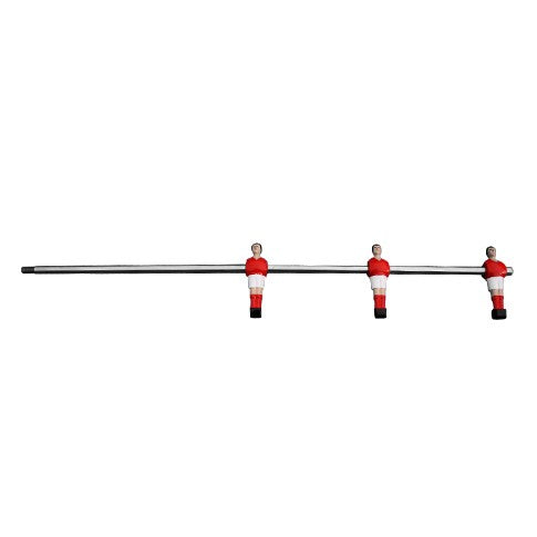 Barre inox Petiot 3 joueurs coulés avec butée rouge