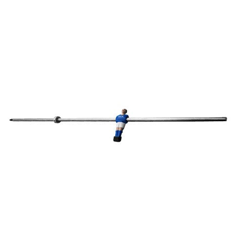 Barre inox Petiot 1 joueur coulé avec butée goal bleu