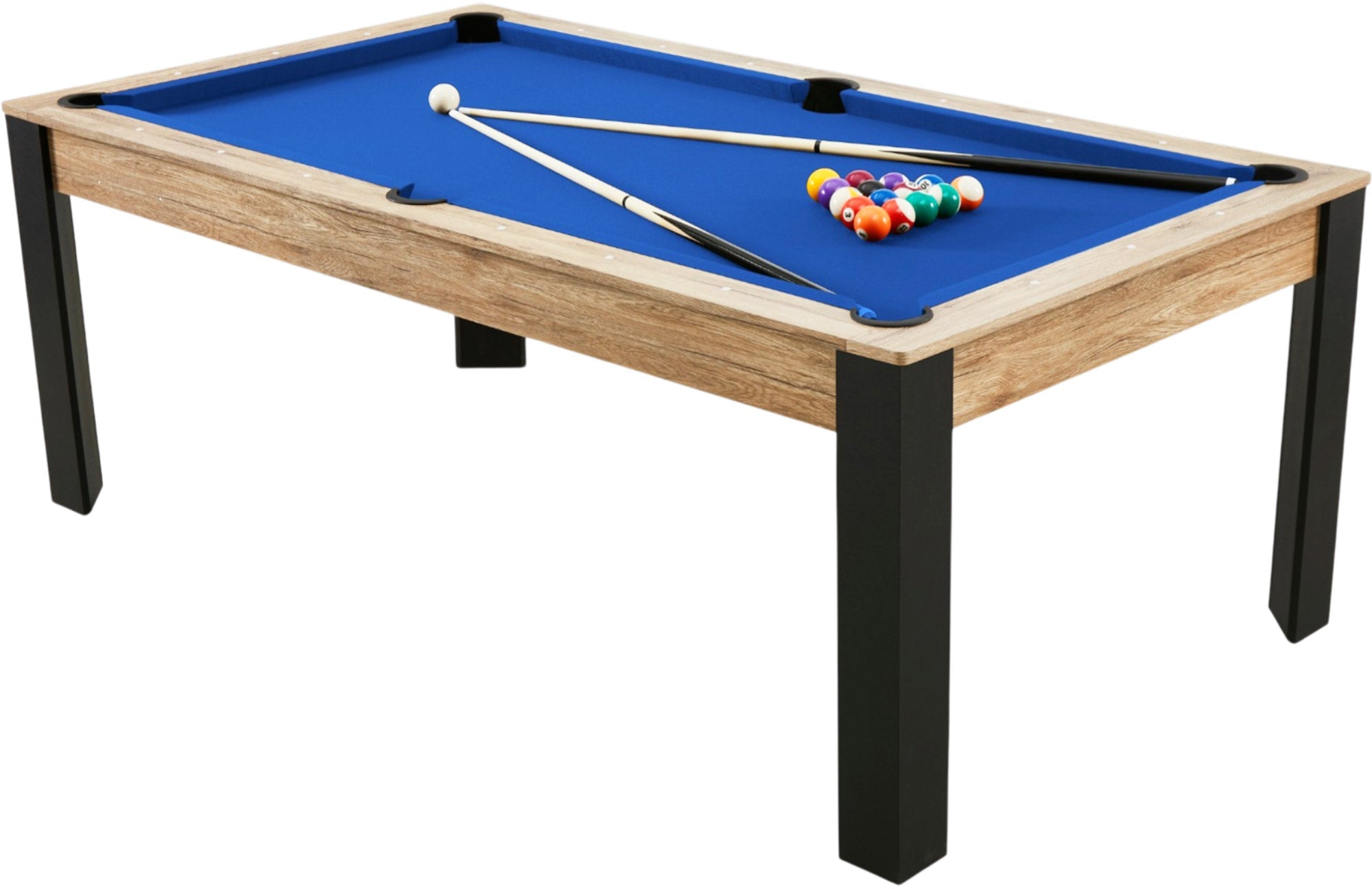 Billard convertible 7FT Prego chêne fumé