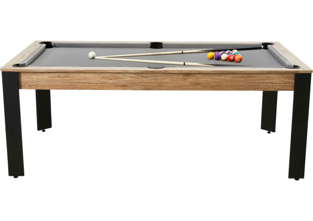 Billard convertible 7FT Prego chêne fumé