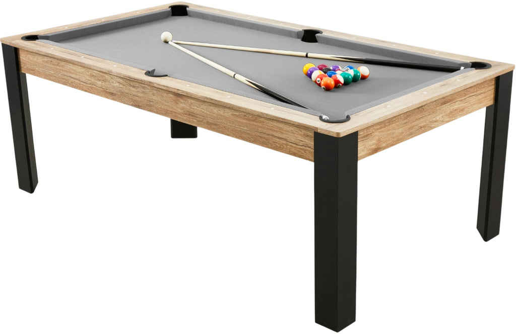 Billard convertible 7FT Prego chêne fumé