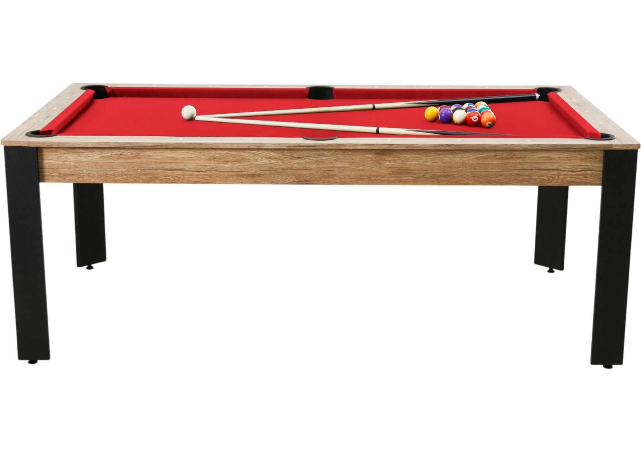 Billard convertible 7FT Prego chêne fumé