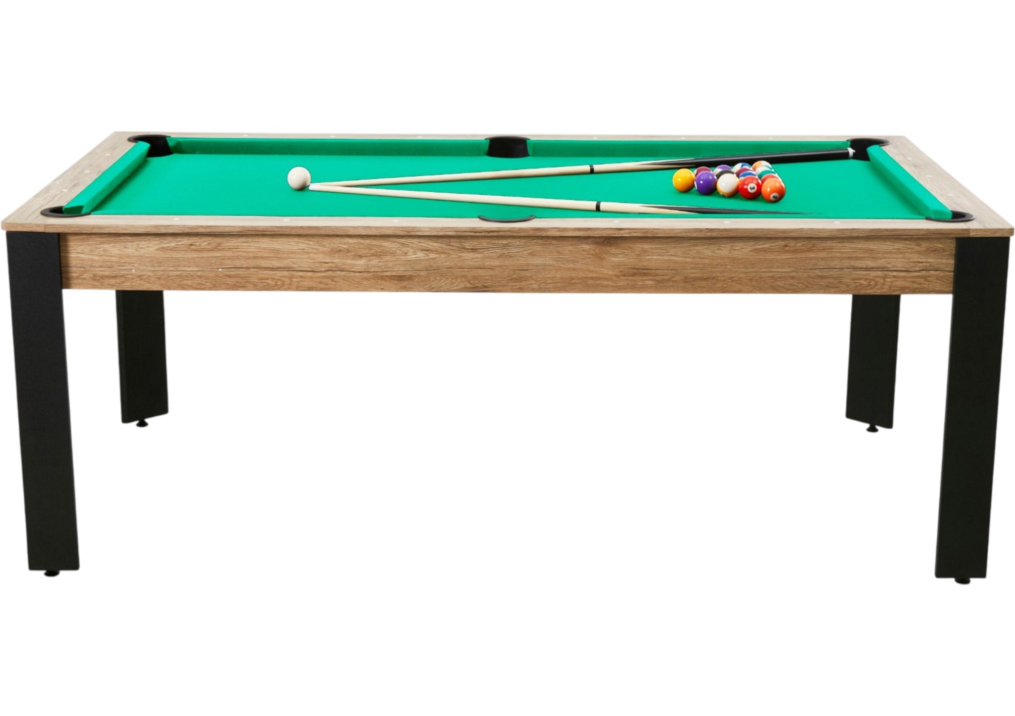 Billard convertible 7FT Prego chêne fumé