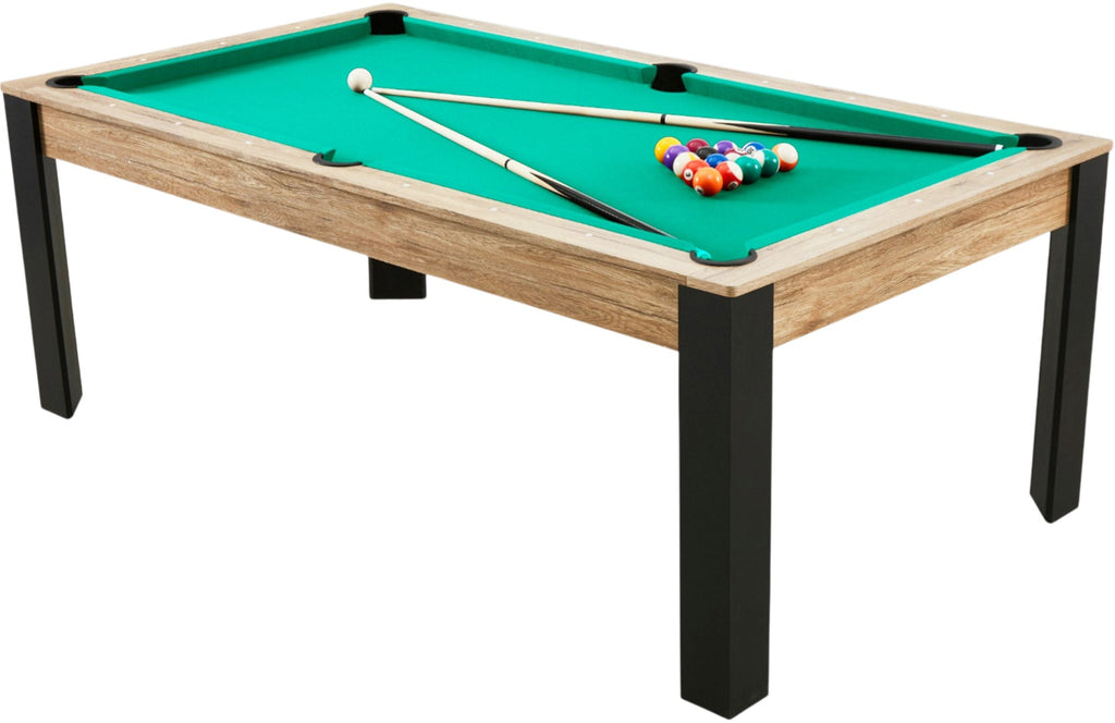 Billard convertible 7FT Prego chêne fumé