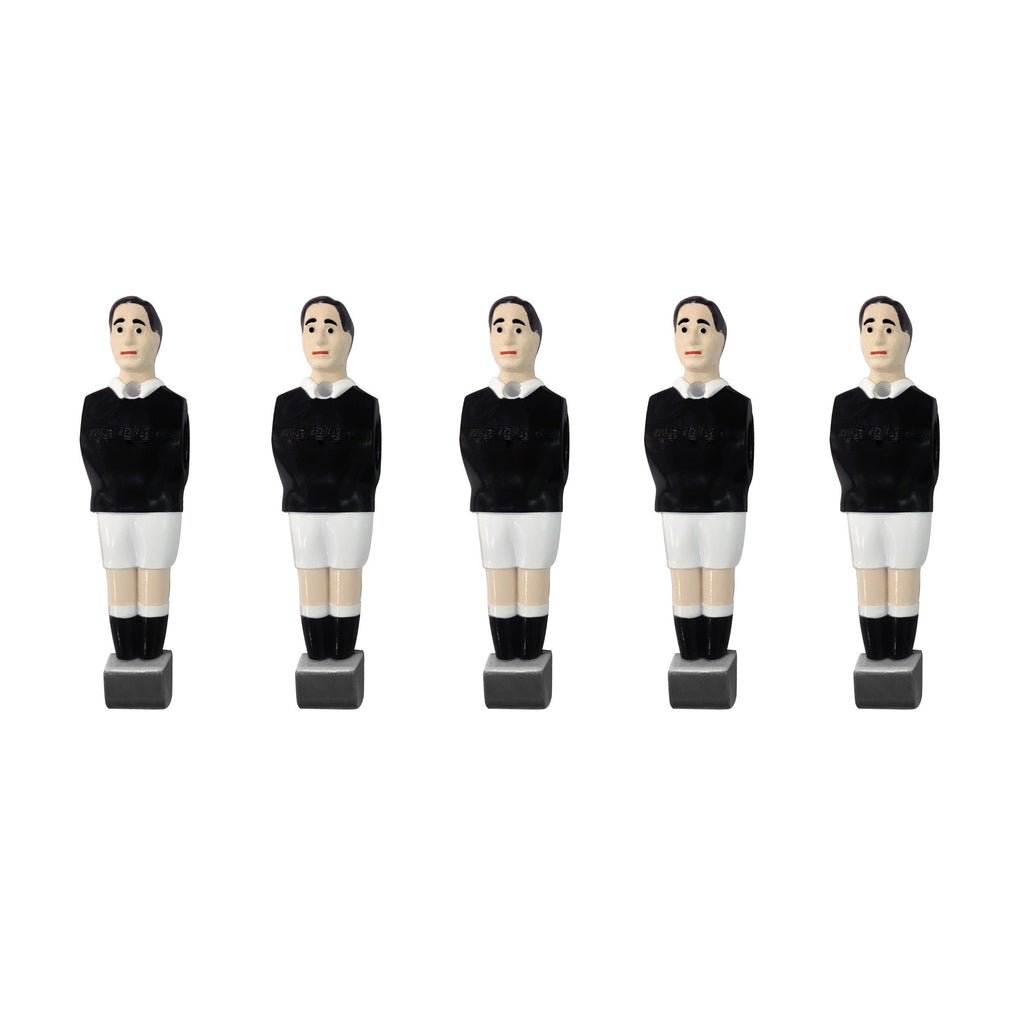 Lot de 11 joueurs Marius noirs et 4 barres Inox