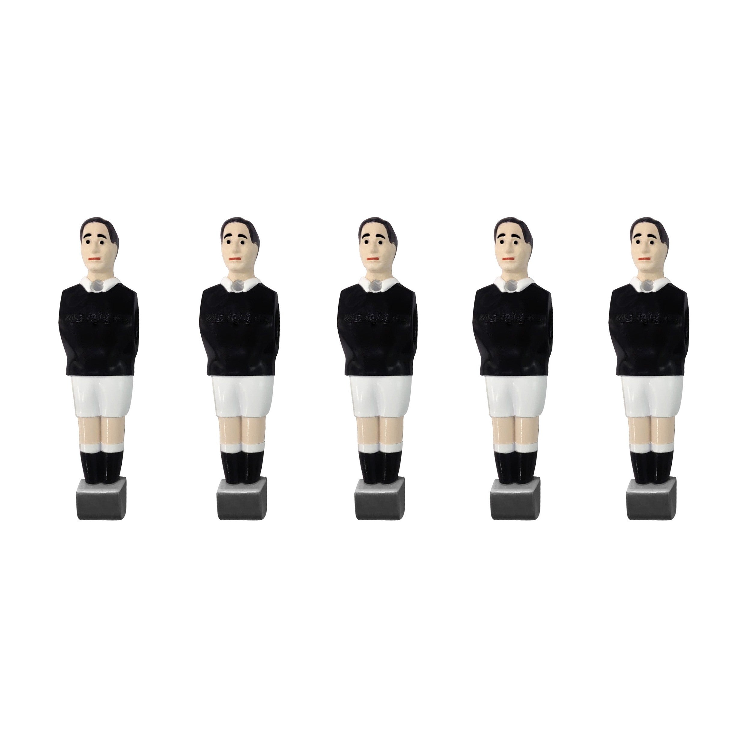 Lot de 11 joueurs Marius noirs et 4 barres Inox