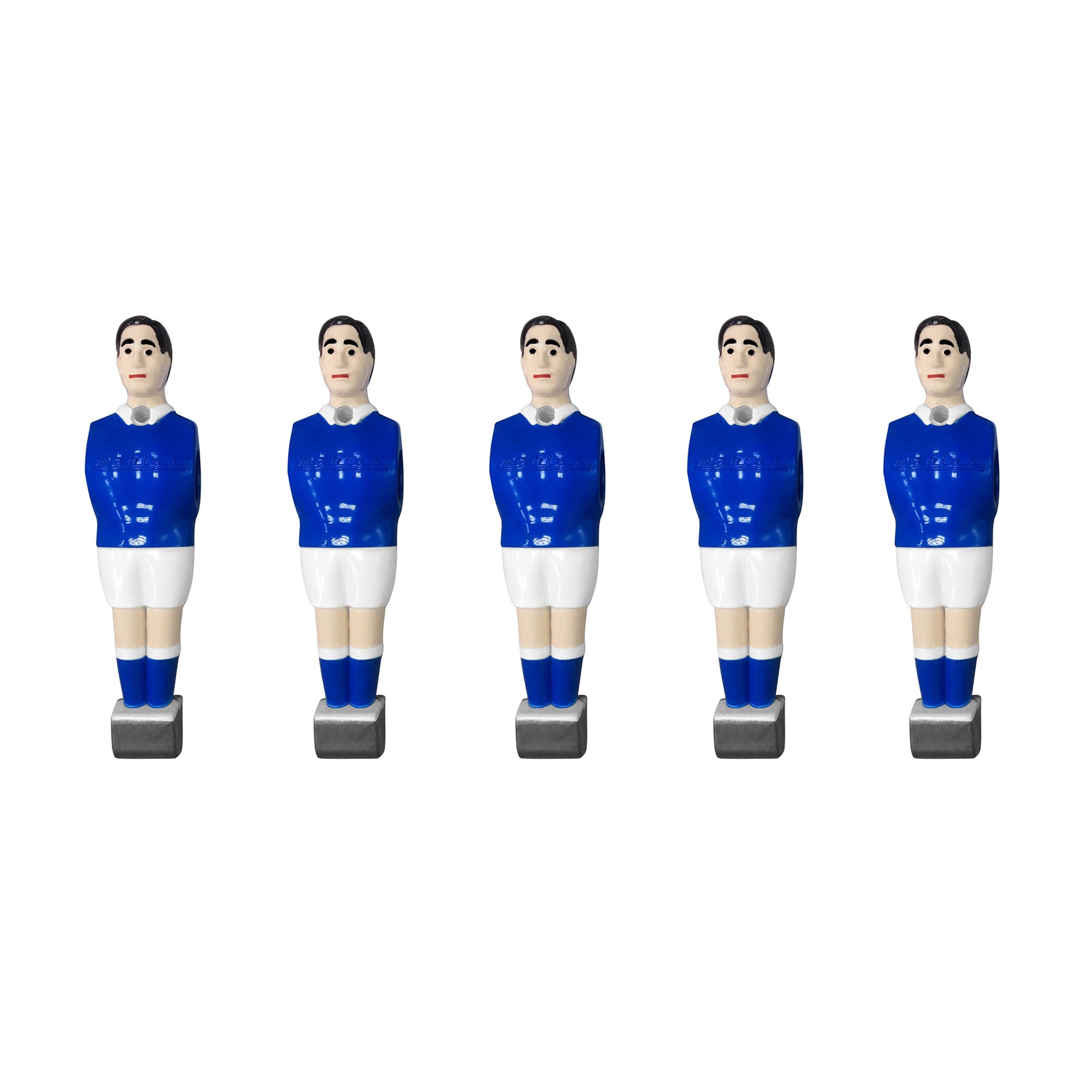 Lot de 11 joueurs Marius bleu clair et 4 barres Inox