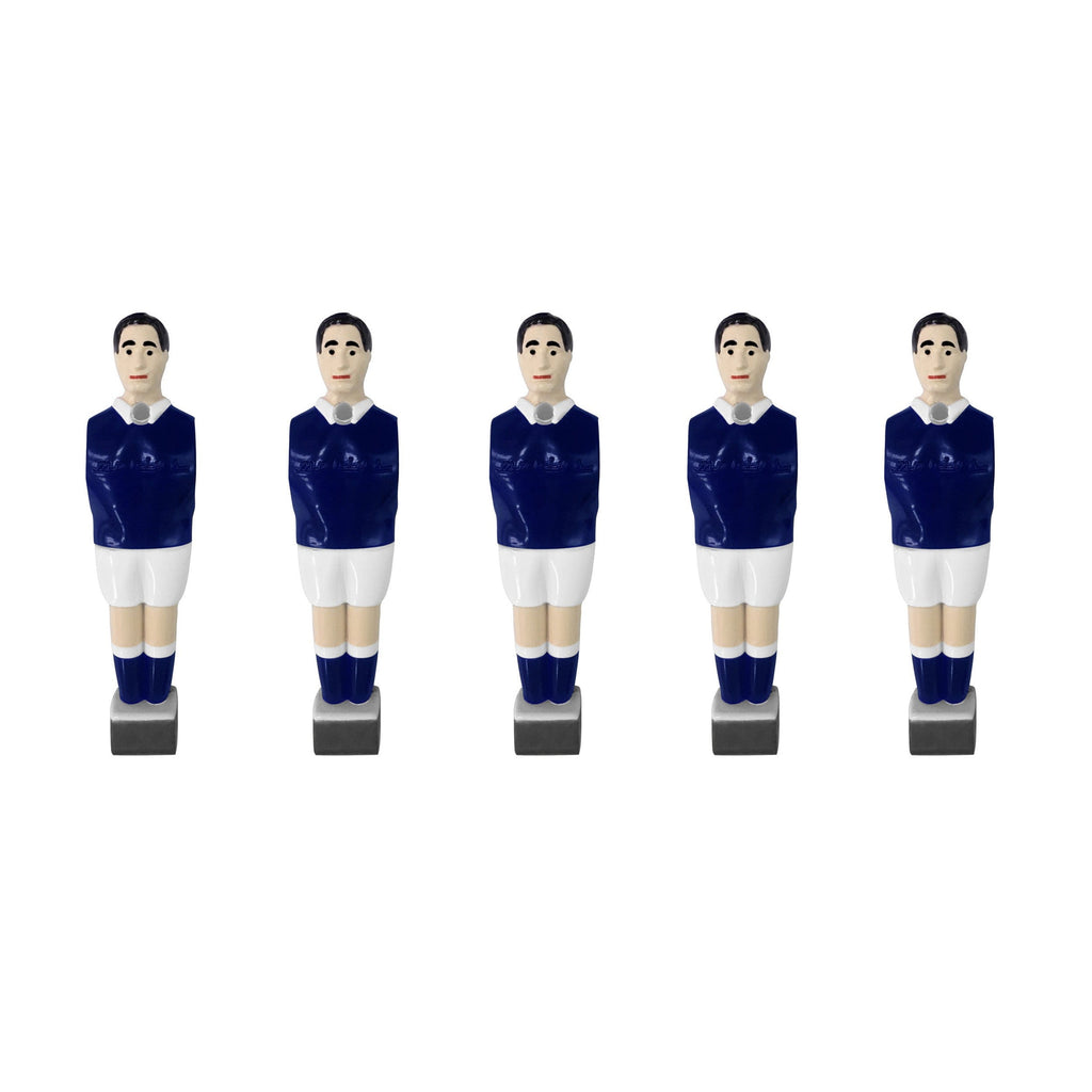 Lot de 11 joueurs Marius bleu foncé et 4 barres Inox