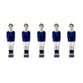 Lot de 11 joueurs Marius bleu foncé et 4 barres Inox