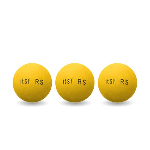 Lot de 3 balles Roberto Sport ITSF jaunes