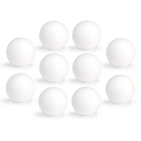 Lot de 10 balles Roberto Sport plastique blanches