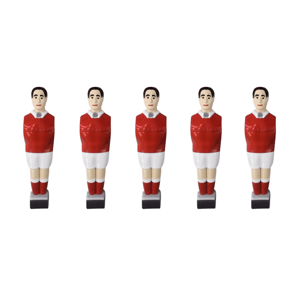 Lot de 11 joueurs Marius rouges et 4 barres Inox
