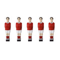 Lot de 11 joueurs Marius rouges et 4 barres Inox