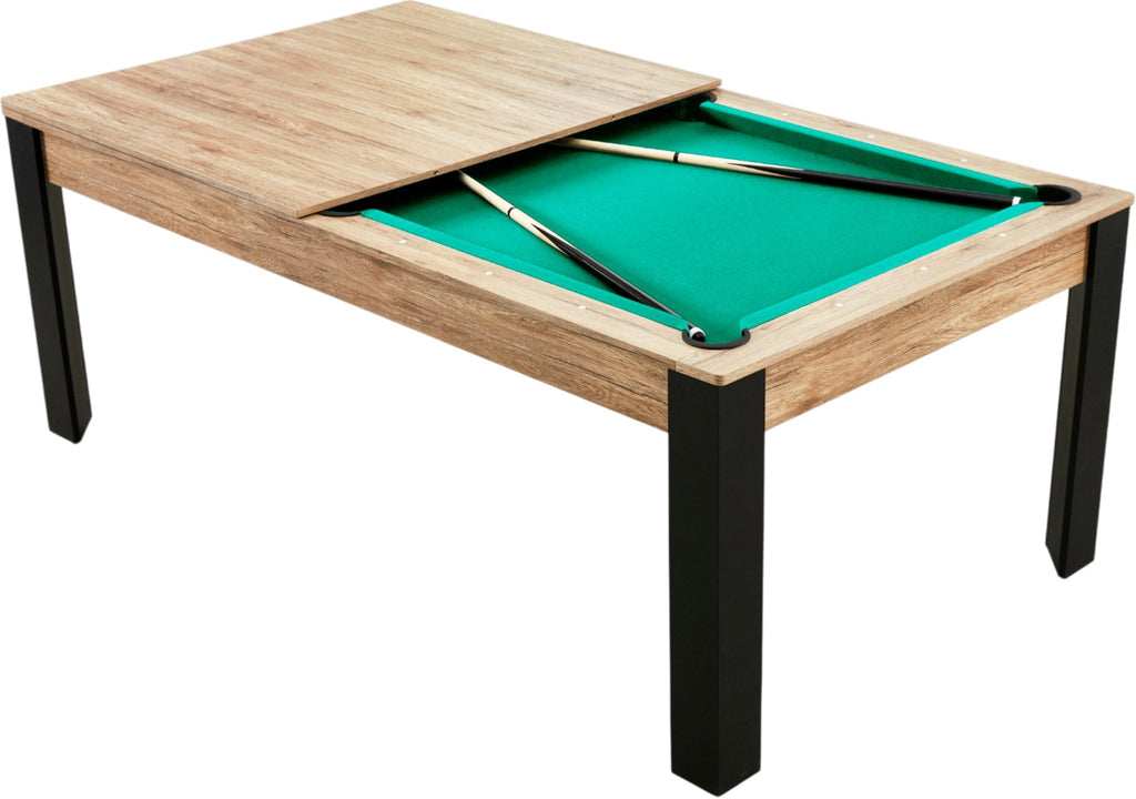 Billard convertible 7FT Prego chêne fumé