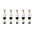 Lot de 11 joueurs Marius blancs et 4 barres Inox
